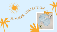 Vibrant Summer Collection Facebook Event Cover Design