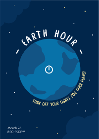 Earth Hour Switch Flyer Design