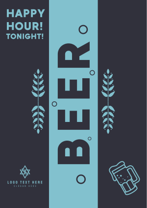 Beer Happy Hour  Poster Image Preview