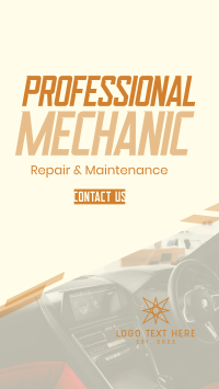 Automotive Professional Mechanic Video Image Preview