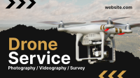 Drone Services Available Facebook event cover Image Preview