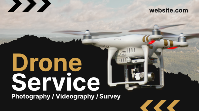 Drone Services Available Facebook event cover Image Preview