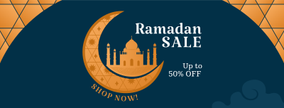 Ramadan Moon Discount Facebook cover Image Preview