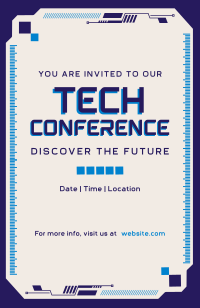 Cyber Tech Business Invitation Image Preview