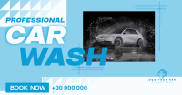 Professional Car Wash Services Facebook Ad Design