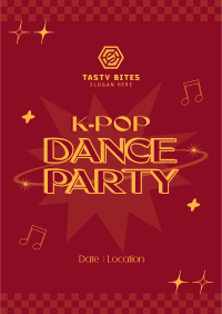 Kpop Y2k Party Poster Design