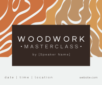 Woodwork Masterclass Facebook Post Design