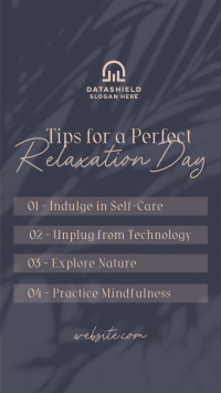 Tips for Relaxation Instagram story Image Preview