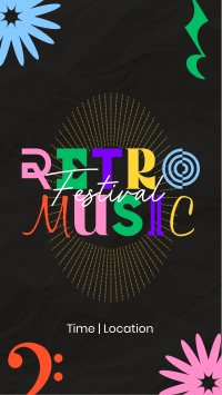 Vibing to Retro Music Instagram Reel Design