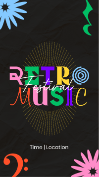 Vibing to Retro Music Instagram reel Image Preview