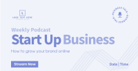 Simple Business Podcast Facebook Ad Design