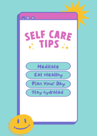 Self Care Tips Poster Image Preview