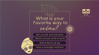 Favorite Relaxation List Facebook event cover Image Preview