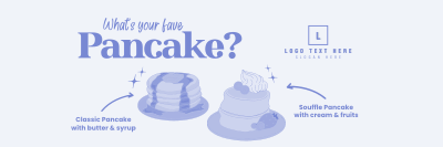 Classic and Souffle Pancakes Twitter header (cover) Image Preview