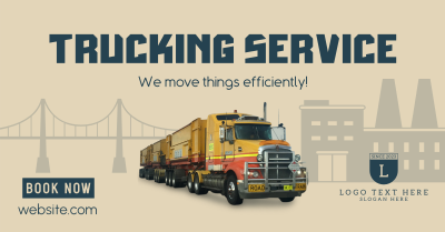 Pro Trucking Service Facebook ad Image Preview