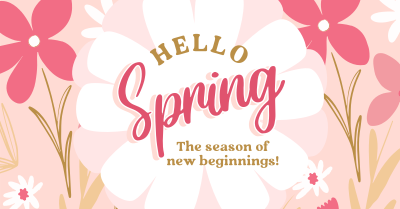 Spring Has Sprung Facebook ad Image Preview