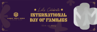 Modern International Day of Families Twitter header (cover) Image Preview