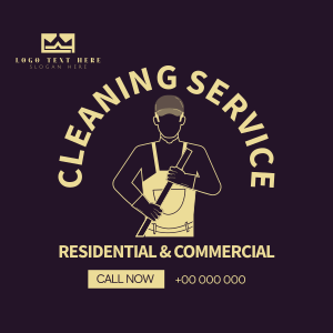 Janitorial Service Instagram post Image Preview