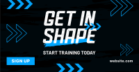 Fitness Training Facebook Ad Design