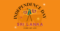 Sri Lanka Independence Badge Facebook ad Image Preview