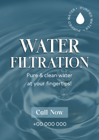 Water Filter Business Flyer Design