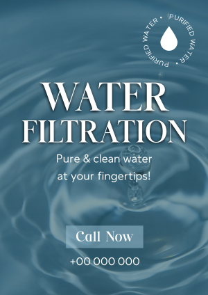 Water Filter Business Flyer Image Preview
