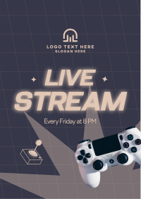 Live Stream Flyer Image Preview
