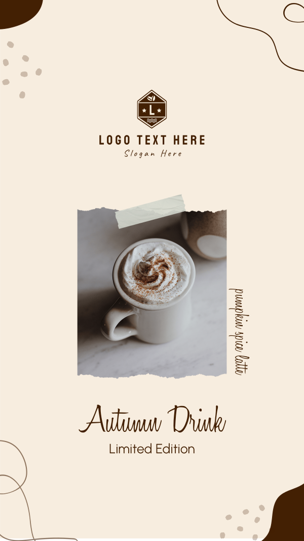 Autumn Drink Facebook Story Design Image Preview