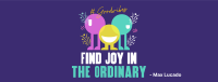 Finding Joy Quote Facebook cover Image Preview