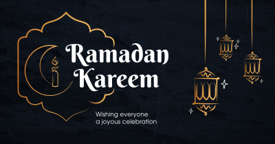 Ramadan Pen Stroke Facebook Ad Image Preview