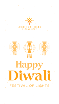 Diwali Lights Facebook Story Design