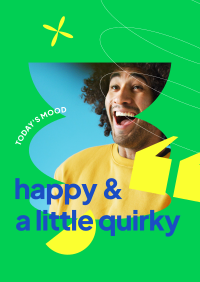 Happy and Quirky Poster Image Preview