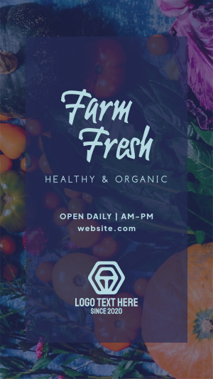 Healthy & Organic Facebook story
