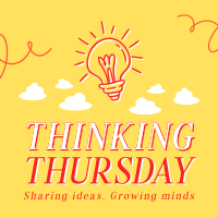 Thinking Thursday Ideas Instagram Post Design