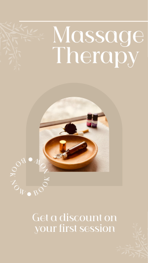 Massage Treatment Instagram story Image Preview