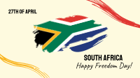 South Africa Freedom Day Zoom background Image Preview
