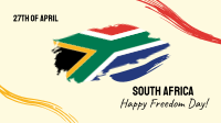 South Africa Freedom Day Zoom Background Image Preview