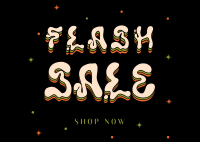 Flash Clearance Sale Postcard Design