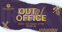 Grunge Out Of Office Facebook Ad Preview