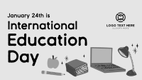 Cute Education Day Video Image Preview