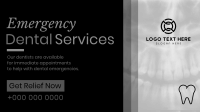 Corporate Emergency Dental Service Facebook Event Cover Design