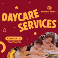 Star Doodles Daycare Services Instagram Post Design
