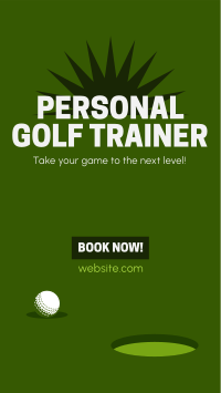 Golf Training Instagram Story Design
