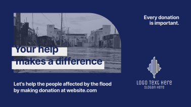Flood Relief Facebook event cover
