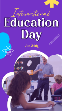 Education Day Learning Instagram reel Image Preview