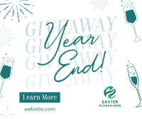 Year End Giveaway Facebook Post Design