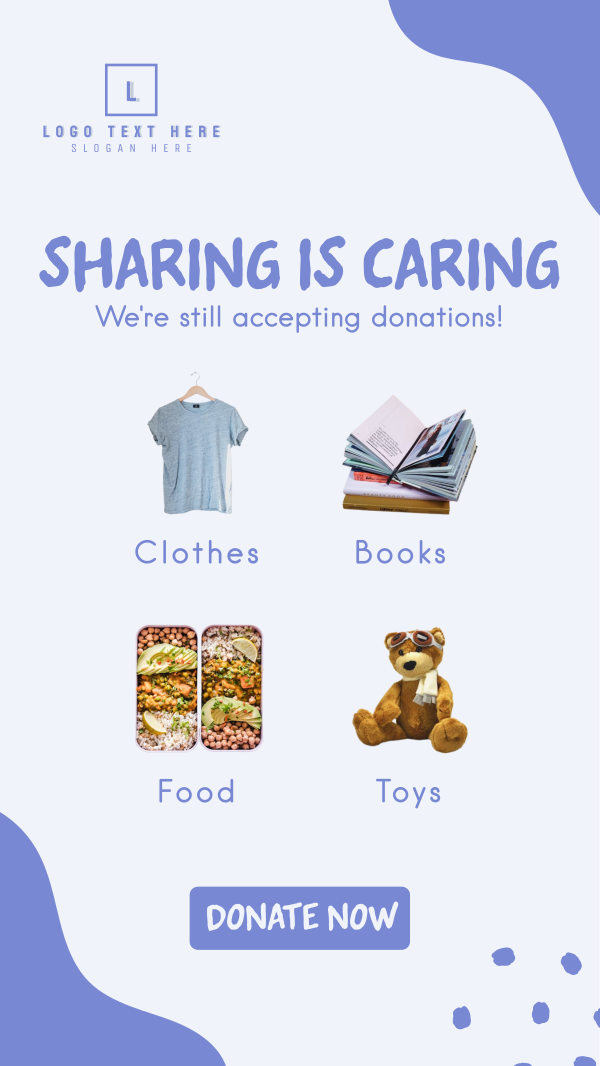 Sharing is Caring Instagram Story Design Image Preview