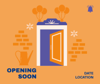 Opening Soon Door Facebook post Image Preview