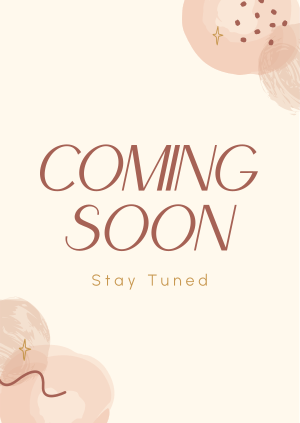 Minimalist Coming Soon Poster Image Preview