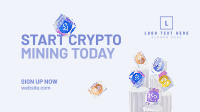 Start Crypto Today Facebook Event Cover Design